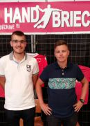 Sébastien Le Roux et Lambert Pelleau s‘occupent désormais de l‘école de hand de Briec